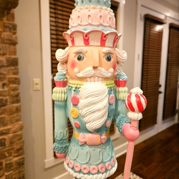 Sugarplum Dreams 22" Pastel Nutcracker Candy Christmas Tabletop Decor - Picture 2 of 9